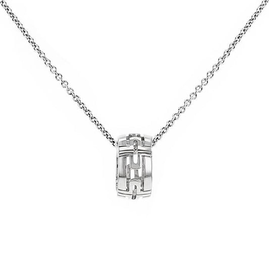 [Luna Brilliance]PARENTESI NECKLACE SILVER