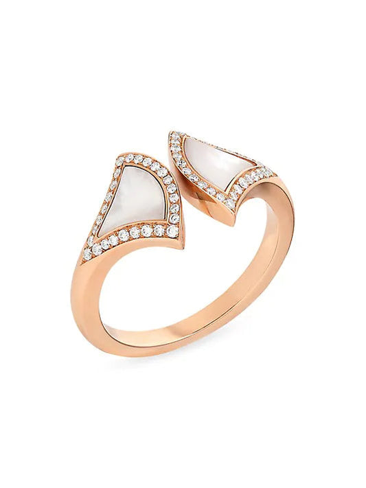 [Luna Brilliance]DREAM MOP DIAMOND OPEN RING