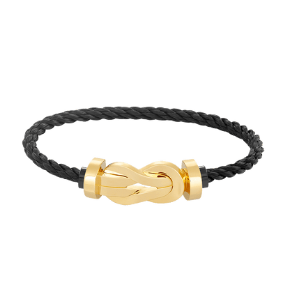 [Luna Brilliance]CHANCE LARGE 8 FIGURE BUCKLE NO DIAMOND BRACELET GOLD