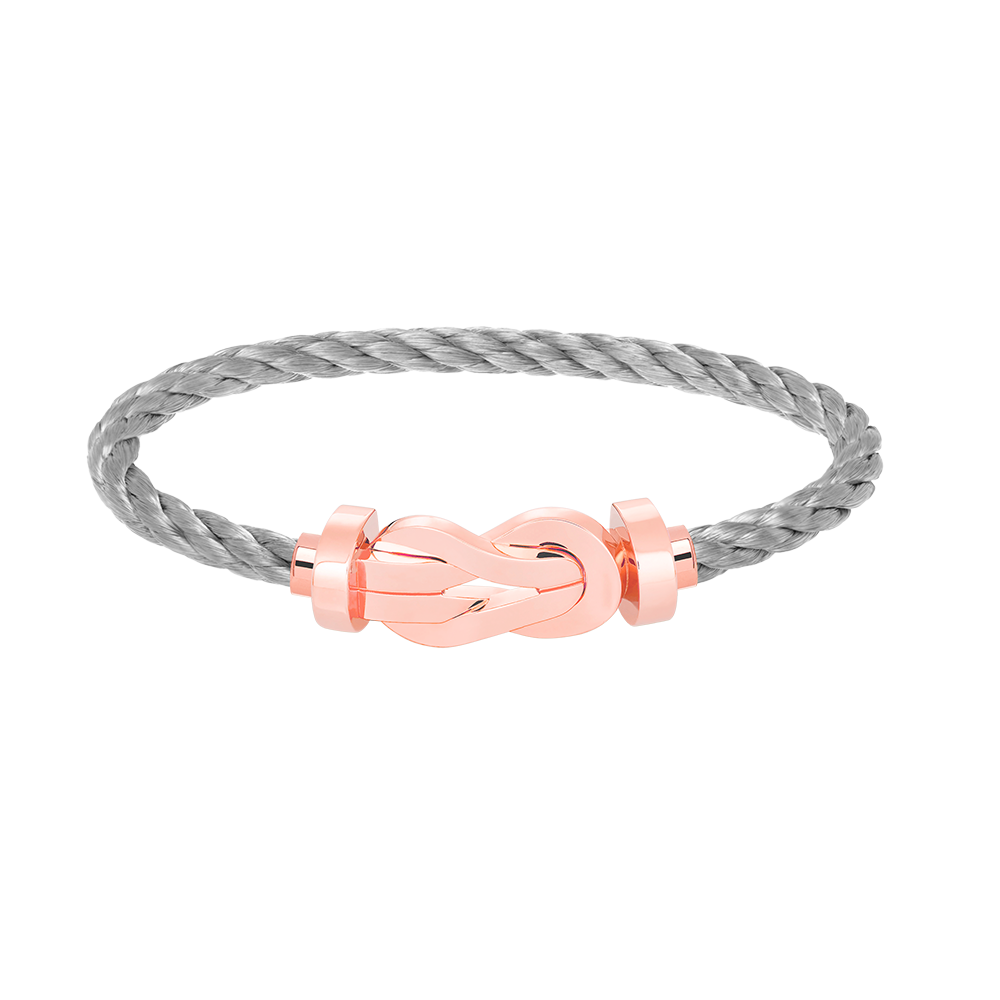 [Luna Brilliance]CHANCE LARGE 8 FIGURE BUCKLE NO DIAMOND BRACELET ROSE GOLD