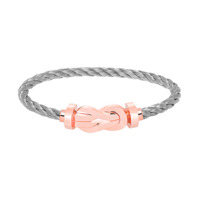 [Luna Brilliance]CHANCE LARGE 8 FIGURE BUCKLE NO DIAMOND BRACELET ROSE GOLD