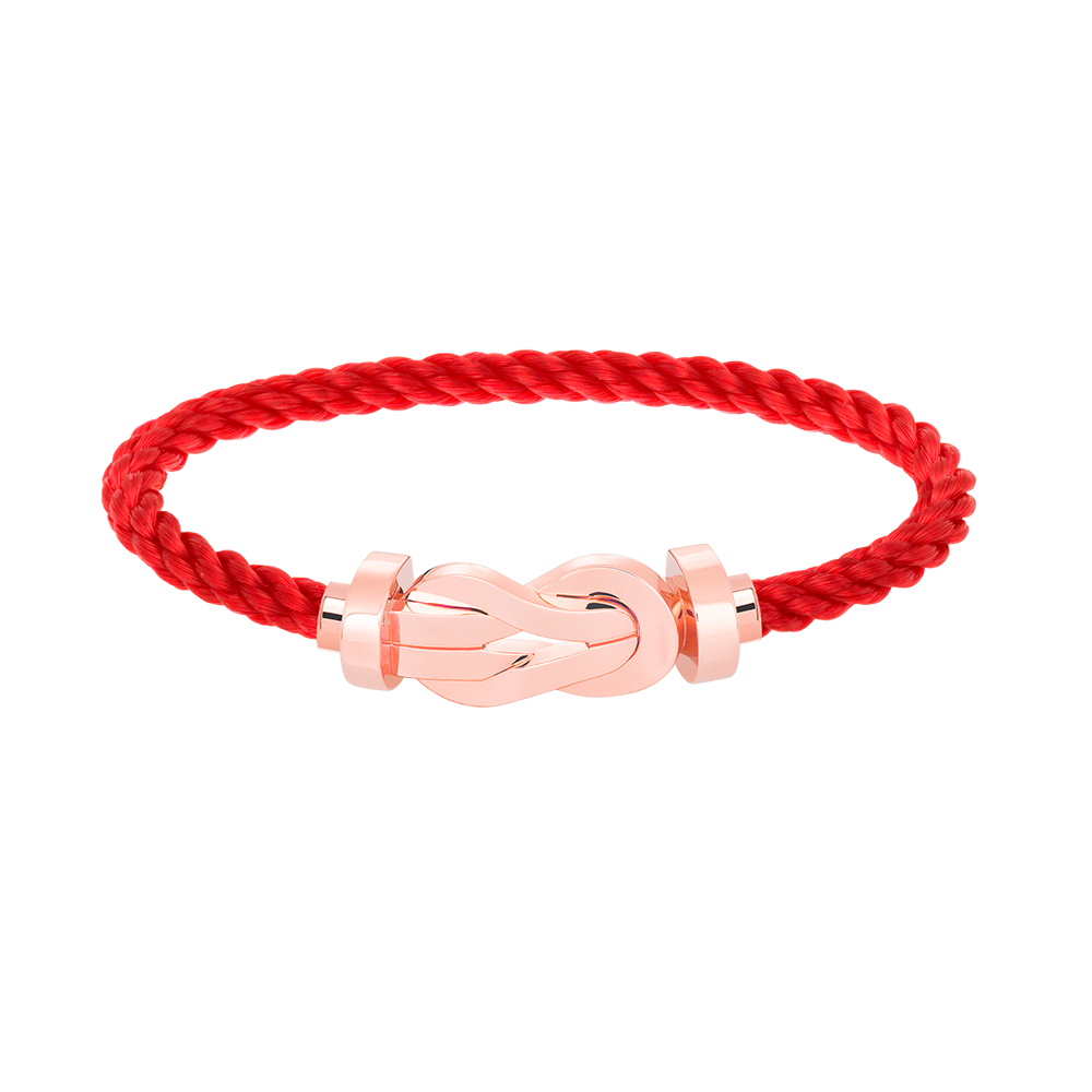 [Luna Brilliance]CHANCE LARGE 8 FIGURE BUCKLE NO DIAMOND BRACELET ROSE GOLD