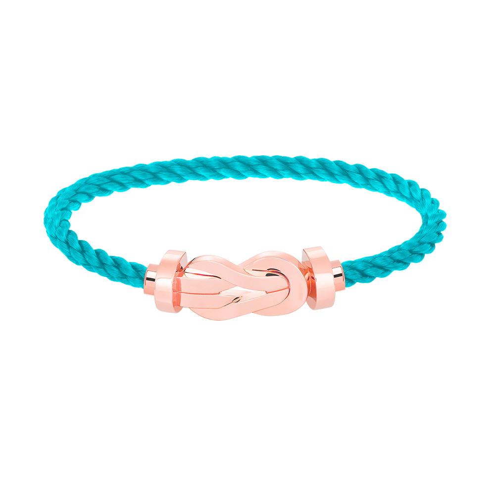 [Luna Brilliance]CHANCE LARGE 8 FIGURE BUCKLE NO DIAMOND BRACELET ROSE GOLD