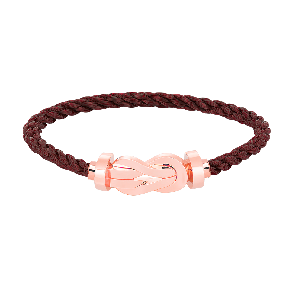 [Luna Brilliance]CHANCE LARGE 8 FIGURE BUCKLE NO DIAMOND BRACELET ROSE GOLD