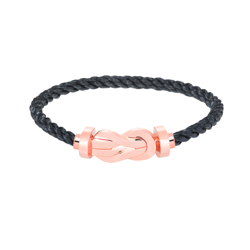 [Luna Brilliance]CHANCE LARGE 8 FIGURE BUCKLE NO DIAMOND BRACELET ROSE GOLD