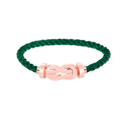 [Luna Brilliance]CHANCE LARGE 8 FIGURE BUCKLE NO DIAMOND BRACELET ROSE GOLD