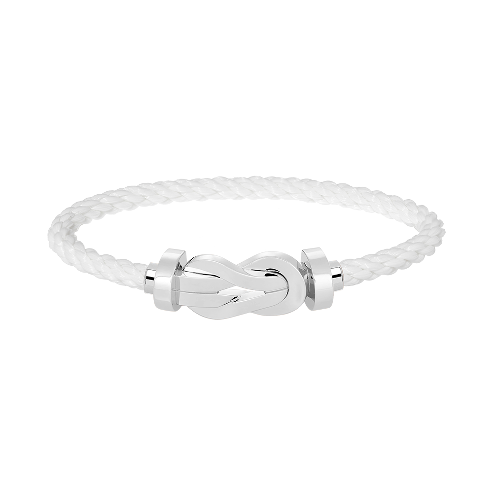 [Luna Brilliance]CHANCE LARGE 8 FIGURE BUCKLE NO DIAMOND BRACELET SILVER