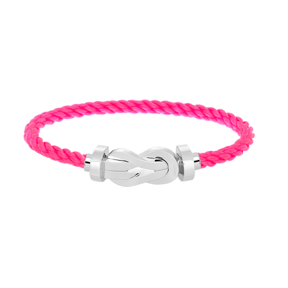 [Luna Brilliance]CHANCE LARGE 8 FIGURE BUCKLE NO DIAMOND BRACELET SILVER