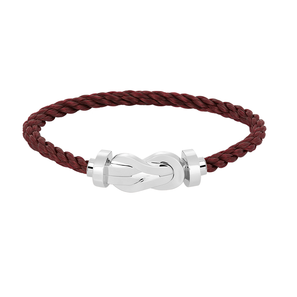 [Luna Brilliance]CHANCE LARGE 8 FIGURE BUCKLE NO DIAMOND BRACELET SILVER