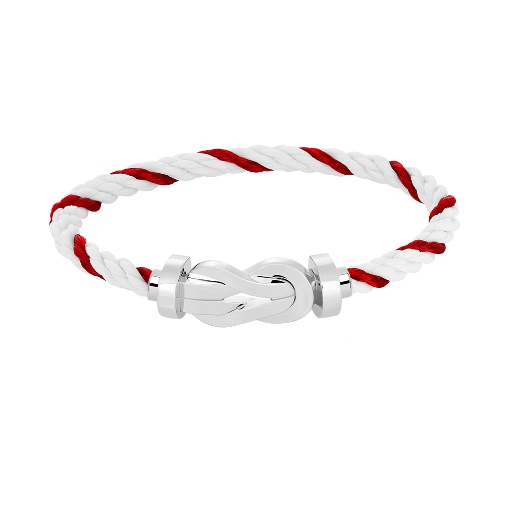 [Luna Brilliance]CHANCE LARGE 8 FIGURE BUCKLE NO DIAMOND BRACELET SILVER