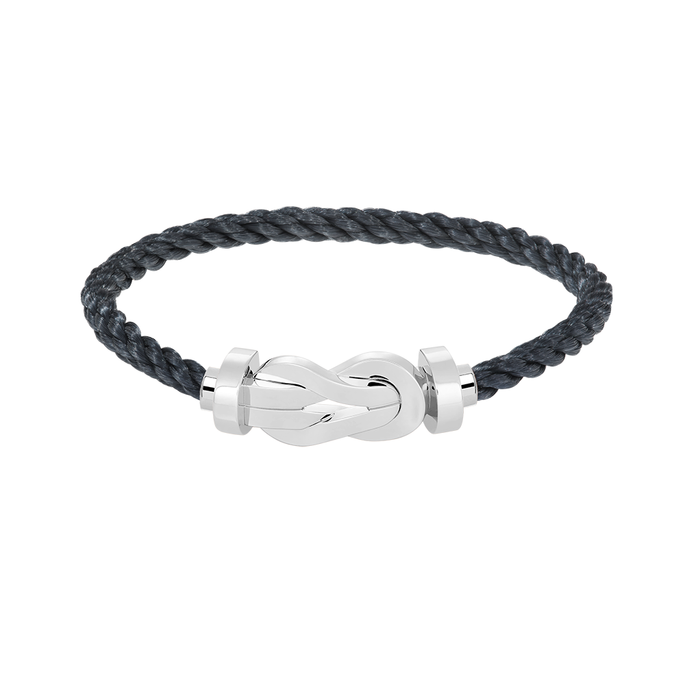[Luna Brilliance]CHANCE LARGE 8 FIGURE BUCKLE NO DIAMOND BRACELET SILVER