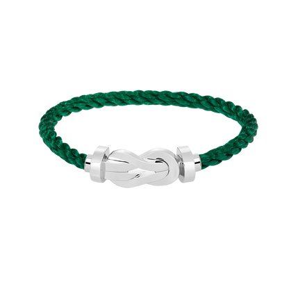 [Luna Brilliance]CHANCE LARGE 8 FIGURE BUCKLE NO DIAMOND BRACELET SILVER