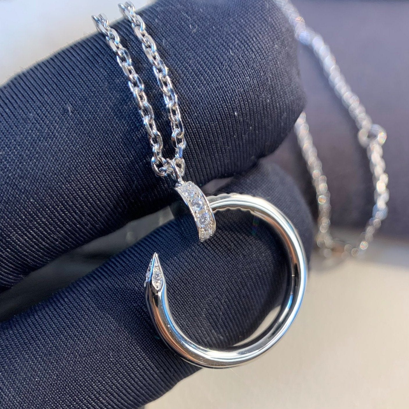 [Luna Brilliance]JUSTE NECKLACE SILVER