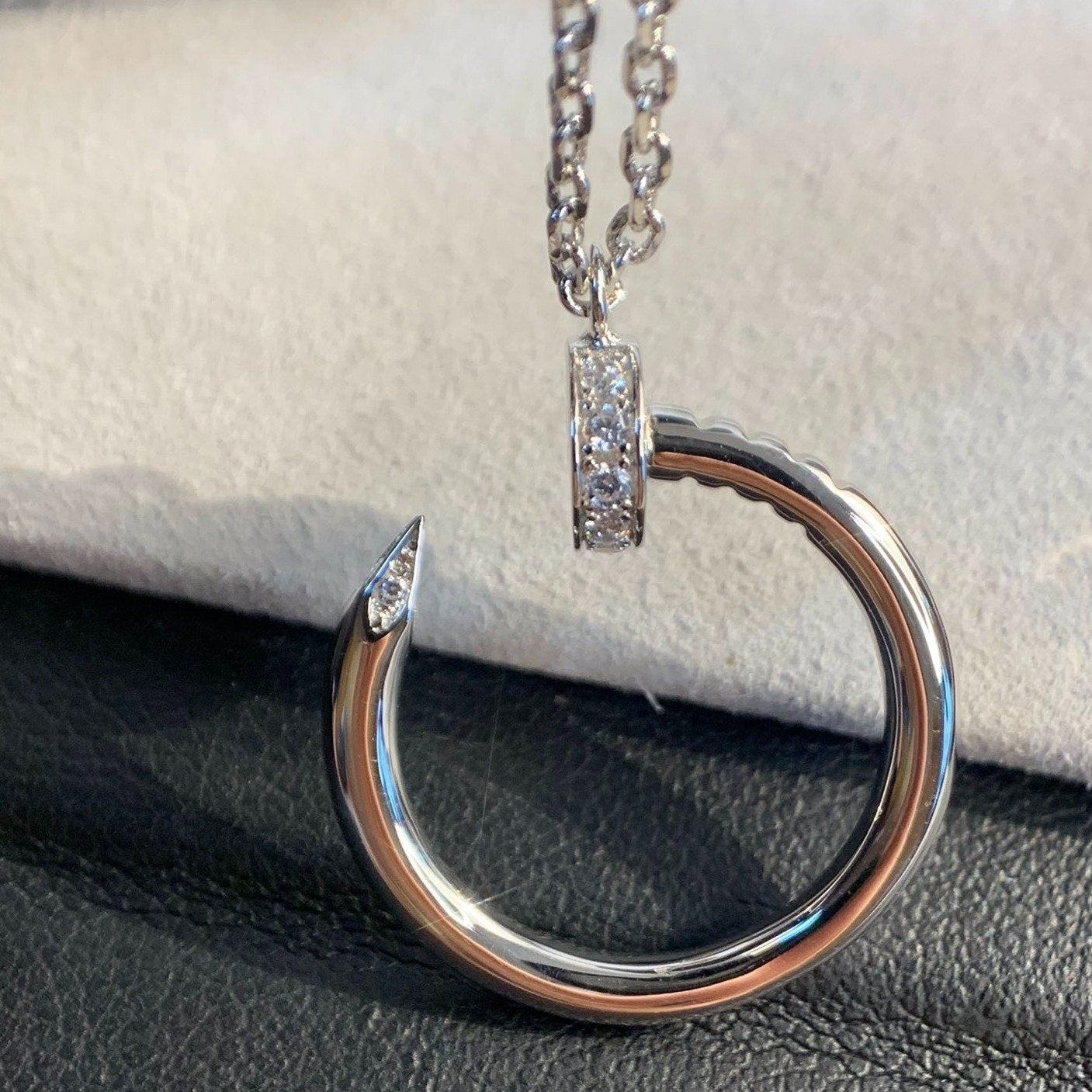 [Luna Brilliance]JUSTE NECKLACE SILVER