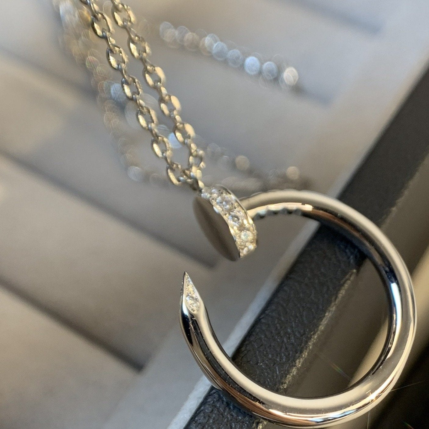 [Luna Brilliance]JUSTE NECKLACE SILVER
