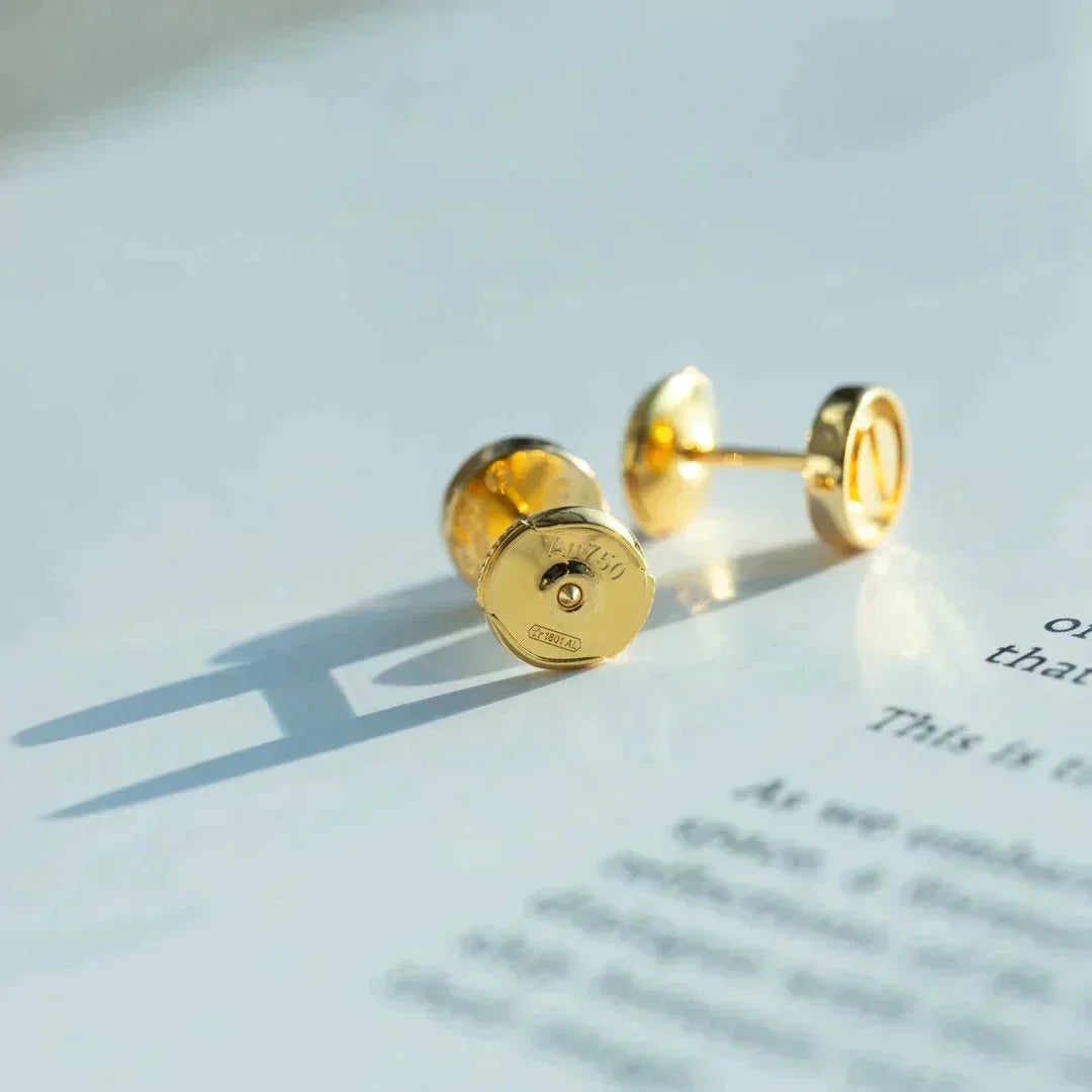 [Luna Brilliance]LOVE EARRINGS GOLD 10MM