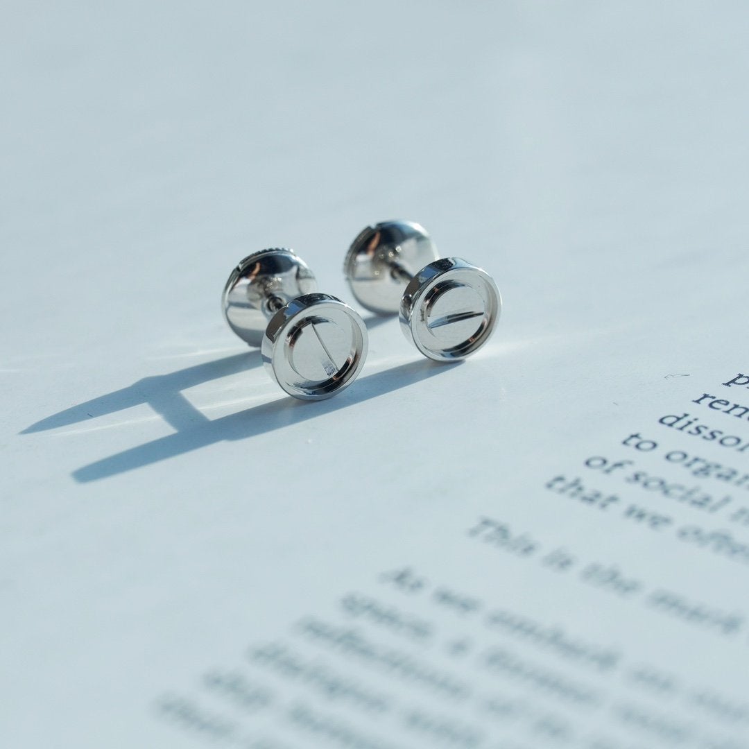 [Luna Brilliance]LOVE EARRINGS SILVER 10MM