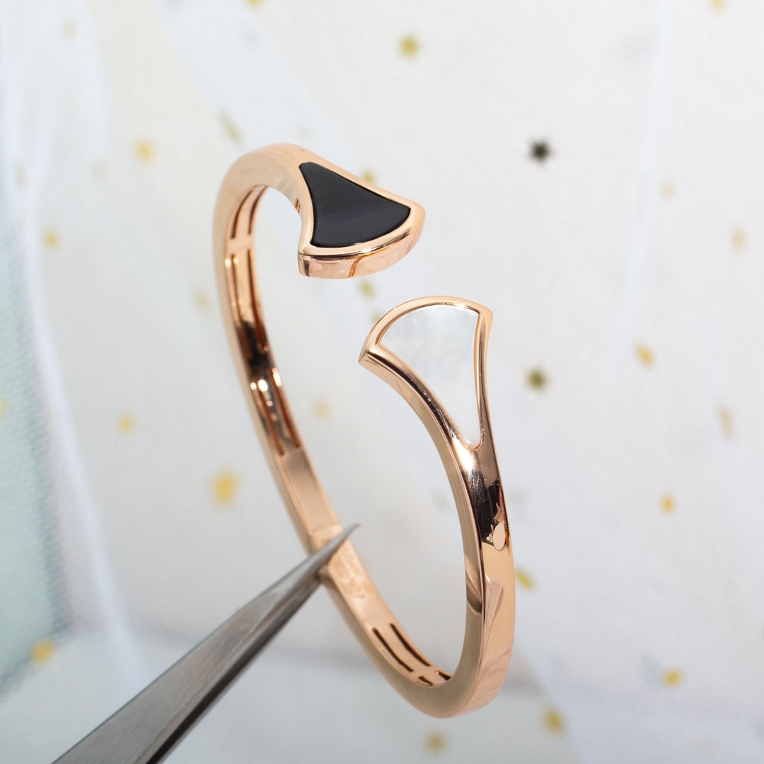 [Luna Brilliance]DREAM BRACELET OPEN PINK GOLD MOP