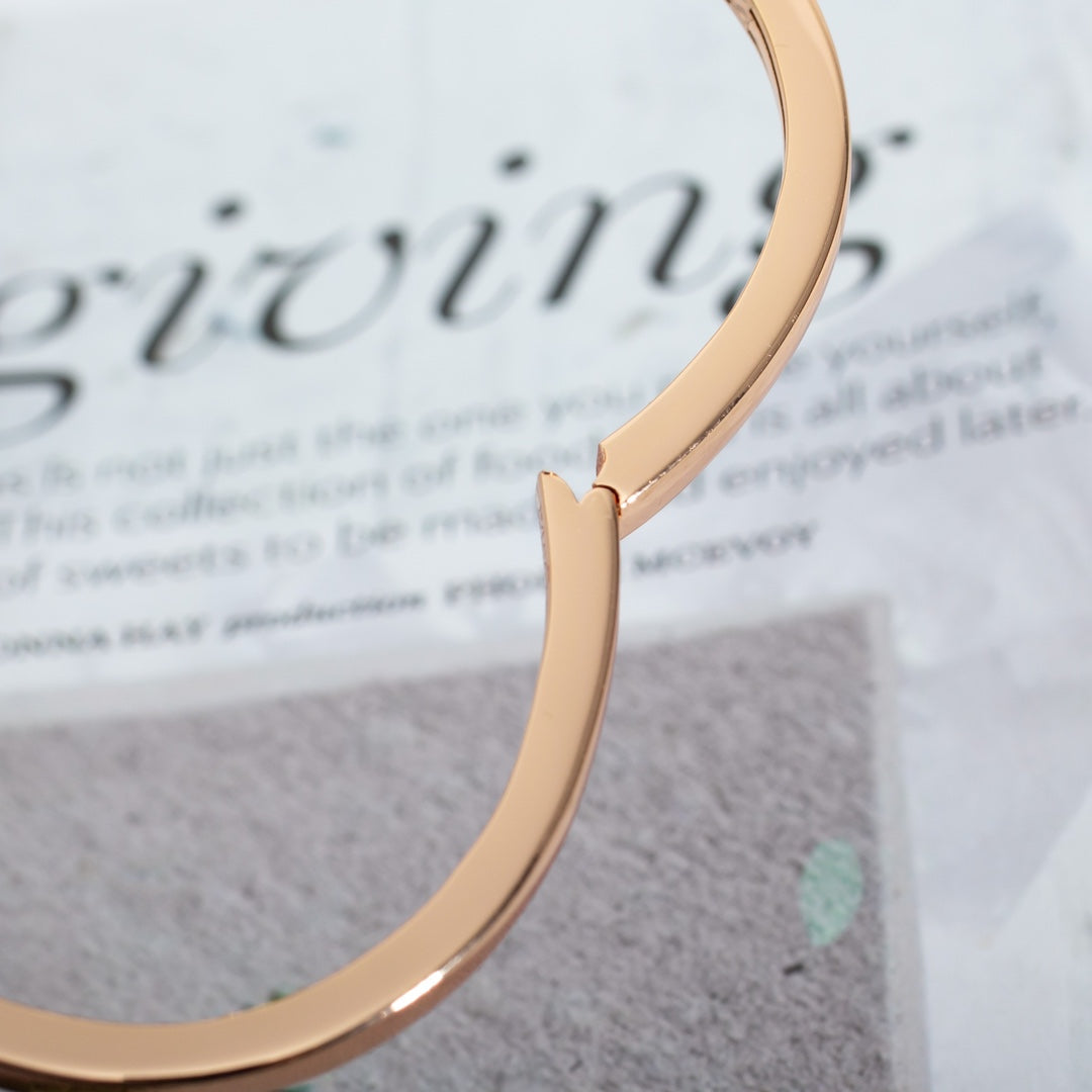 [Luna Brilliance]DREAM BRACELET OPEN PINK GOLD MOP DIAMOND
