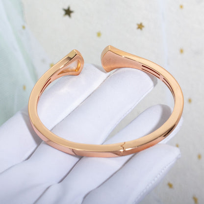 [Luna Brilliance]DREAM BRACELET OPEN PINK GOLD MOP DIAMOND