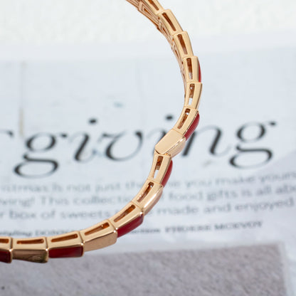 [Luna Brilliance]SERPENTI BRACELET PINK GOLD RUBELLITE