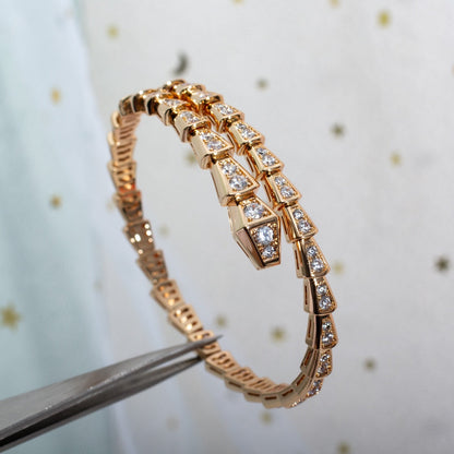 [Luna Brilliance]SERPENTI BRACELET 6.8MM PINK GOLD DIAMOND