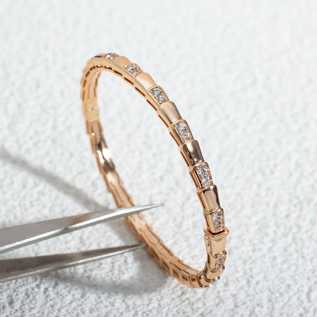 [Luna Brilliance]SERPENTI SMALL BRACELET PINK GOLD DIAMOND
