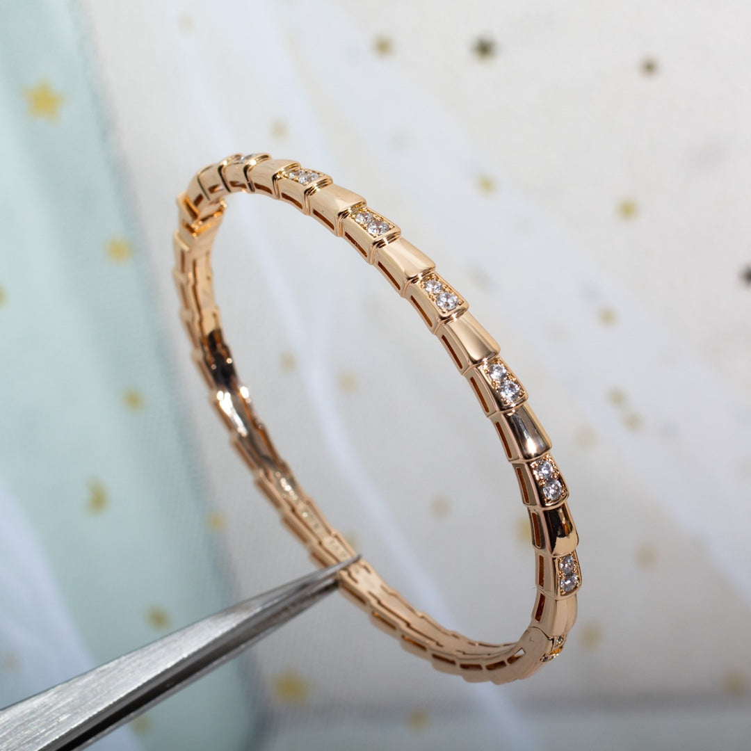 [Luna Brilliance]SERPENTI SMALL BRACELET PINK GOLD DIAMOND