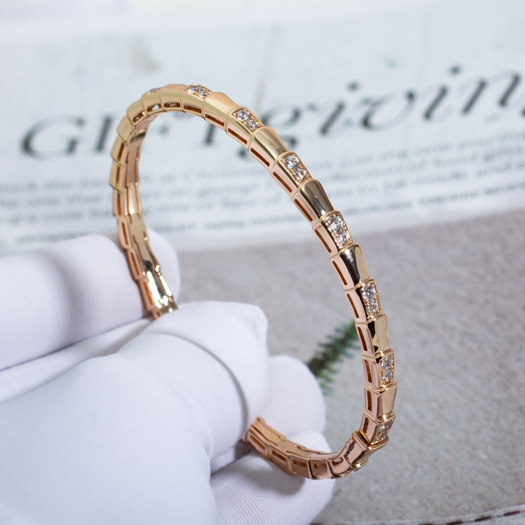 [Luna Brilliance]SERPENTI BRACELET PINK GOLD DIAMOND