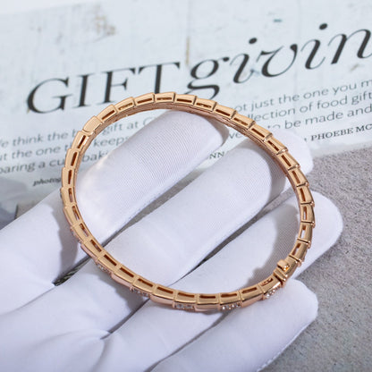 [Luna Brilliance]SERPENTI SMALL BRACELET PINK GOLD DIAMOND