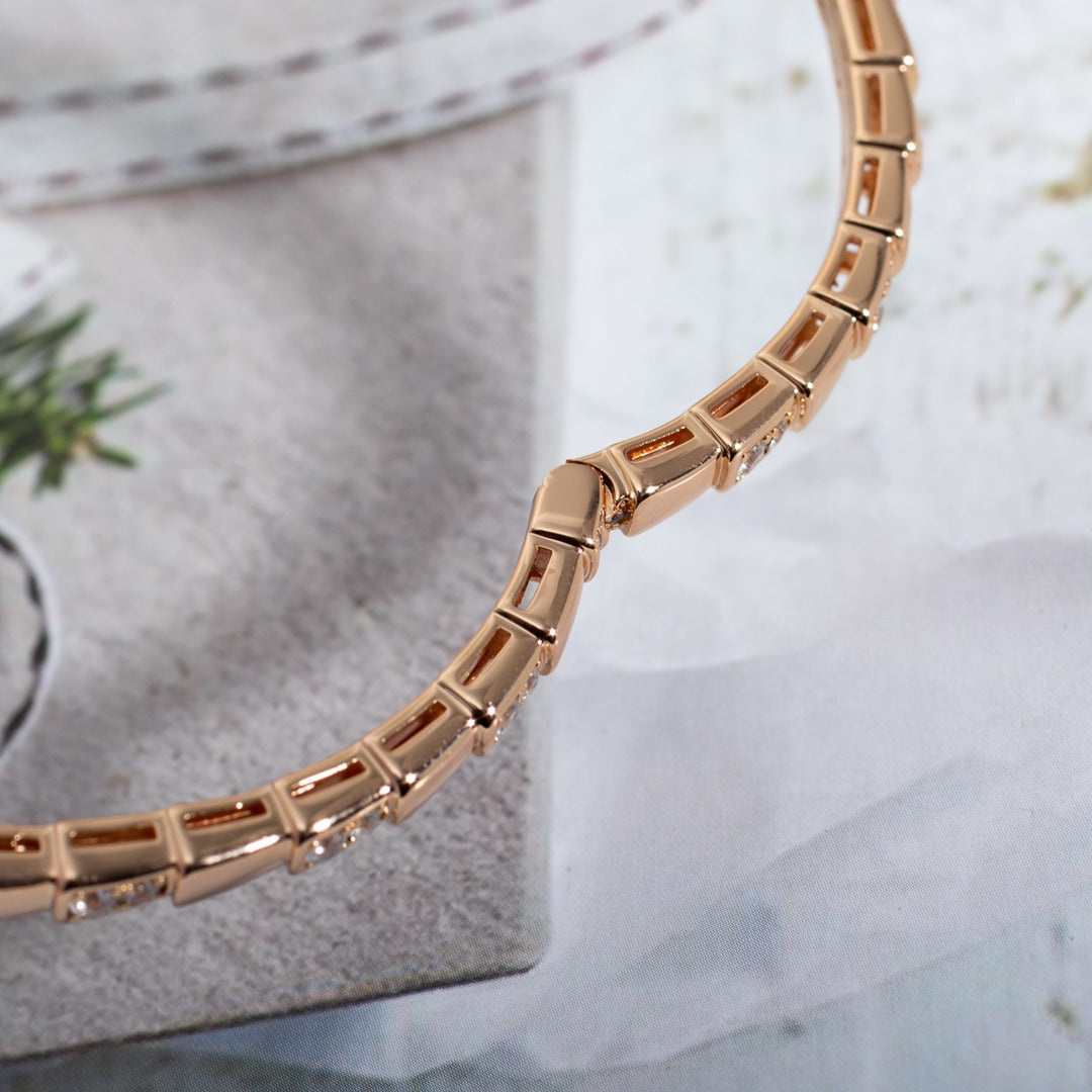 [Luna Brilliance]SERPENTI BRACELET PINK GOLD DIAMOND