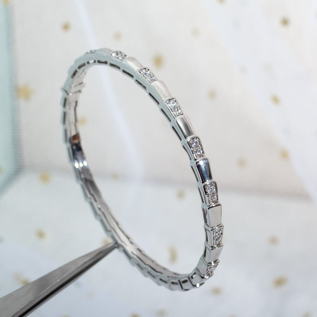 [Luna Brilliance]SERPENTI BRACELET SILVER DIAMOND