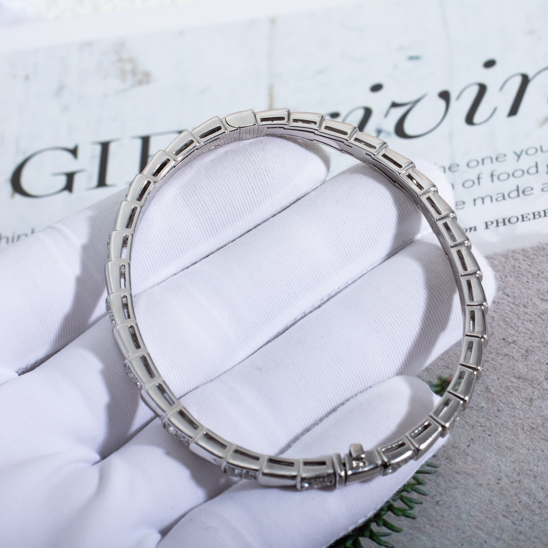 [Luna Brilliance]SERPENTI BRACELET SILVER DIAMOND