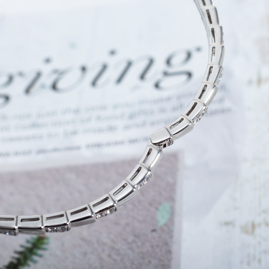 [Luna Brilliance]SERPENTI BRACELET SILVER DIAMOND