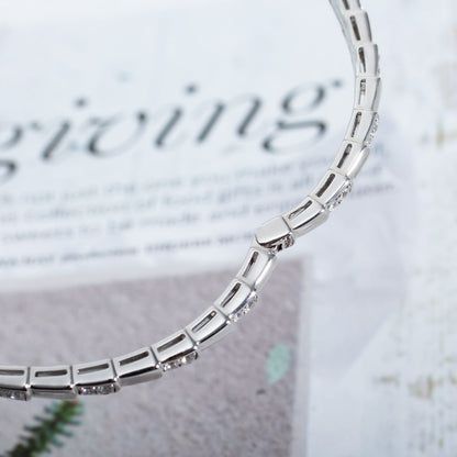 [Luna Brilliance]SERPENTI BRACELET SILVER DIAMOND