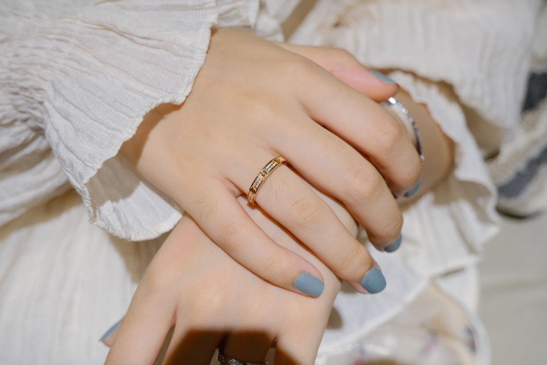 [Luna Brilliance]LOVE RING 2.65MM DIAMOND
