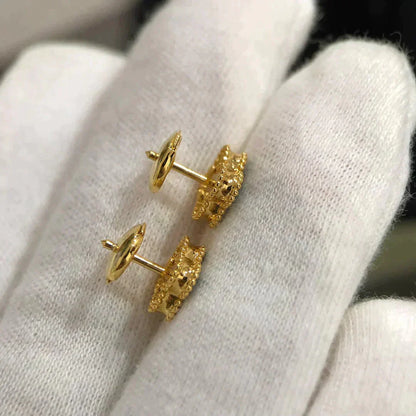 [Luna Brilliance]CLOVER MINI 9.5MM MALACHITE  EARRINGS