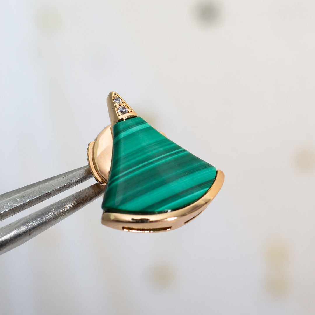 [Luna Brilliance]DIVAS DREAM EARRINGS PINK GOLD
