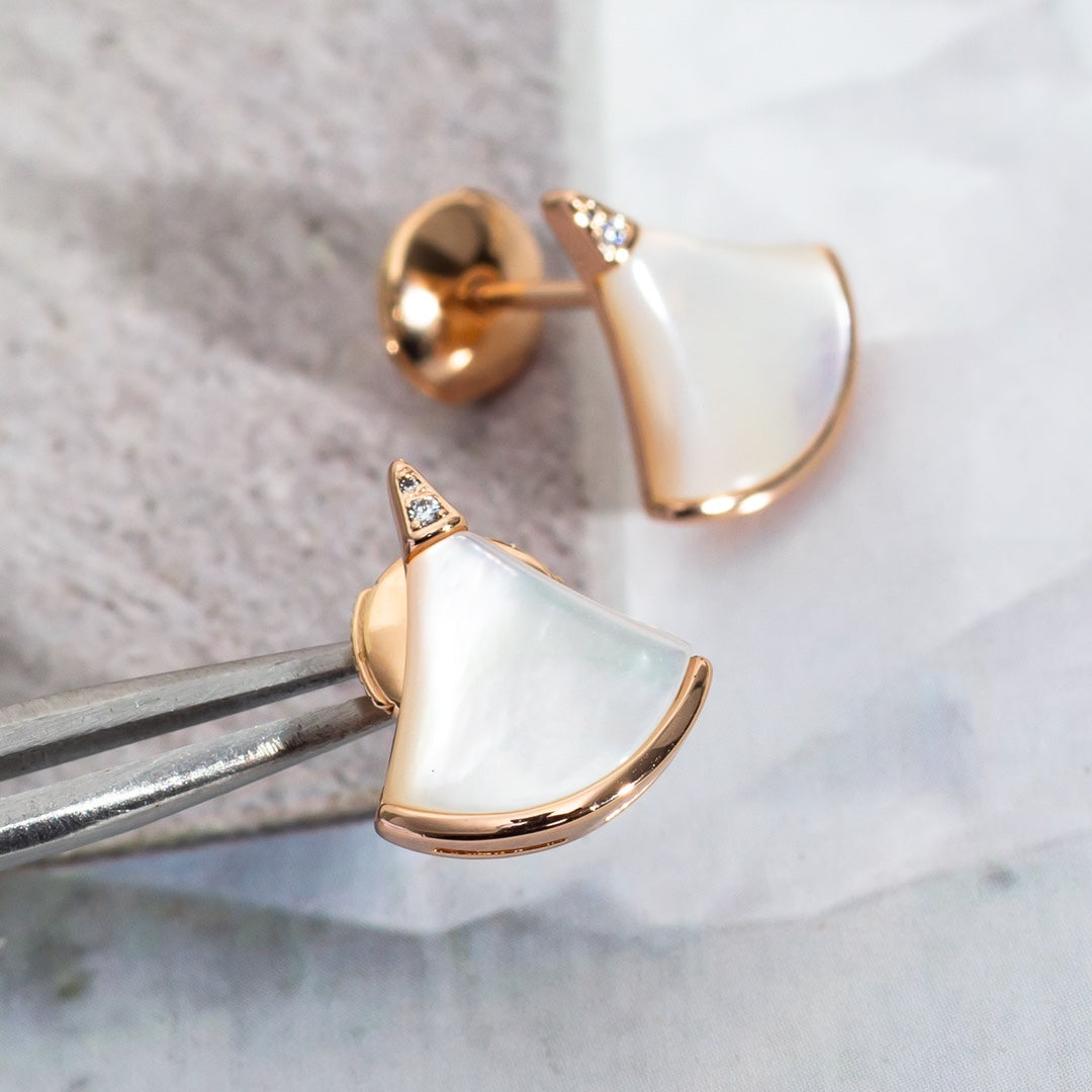 [Luna Brilliance]DIVAS DREAM EARRINGS PINK GOLD