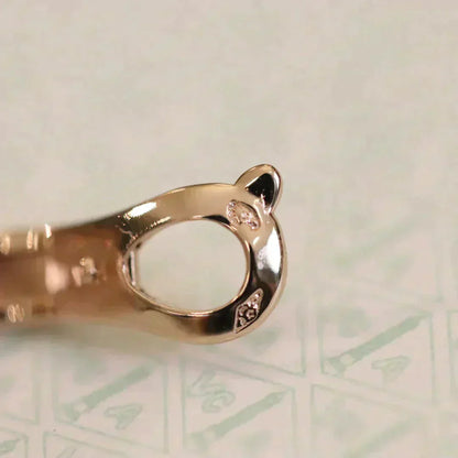 [Luna Brilliance]CLOVER MEDIUM 1 MOTIFS FUll DIAMOND EARRINGS