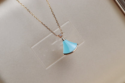 [Luna Brilliance]DREAM NECKLACE TURQUOISE PINK GOLD