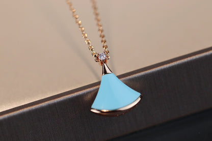 [Luna Brilliance]DREAM NECKLACE TURQUOISE PINK GOLD