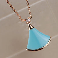 [Luna Brilliance]DREAM NECKLACE TURQUOISE PINK GOLD