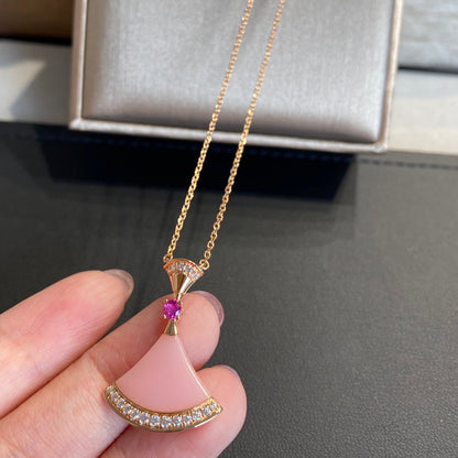 [Luna Brilliance]DREAM NECKLACE PINK OPAL