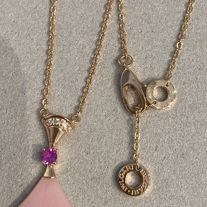[Luna Brilliance]DREAM NECKLACE PINK OPAL