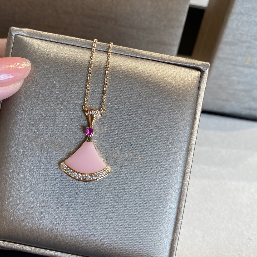 [Luna Brilliance]DREAM NECKLACE PINK OPAL