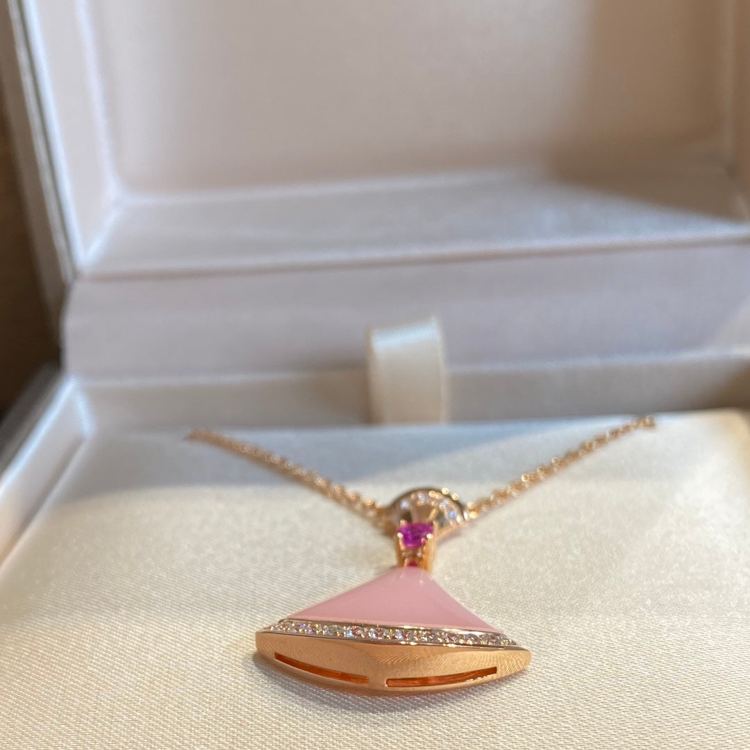 [Luna Brilliance]DREAM NECKLACE PINK OPAL