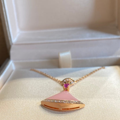 [Luna Brilliance]DREAM NECKLACE PINK OPAL