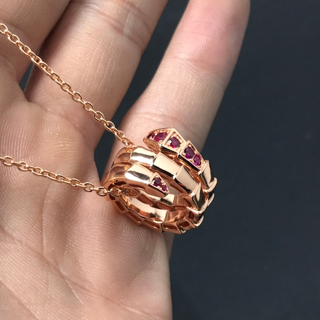 [Luna Brilliance]SERPENTI PEDANT NECKLACE