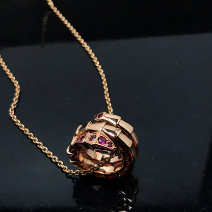 [Luna Brilliance]SERPENTI PEDANT NECKLACE